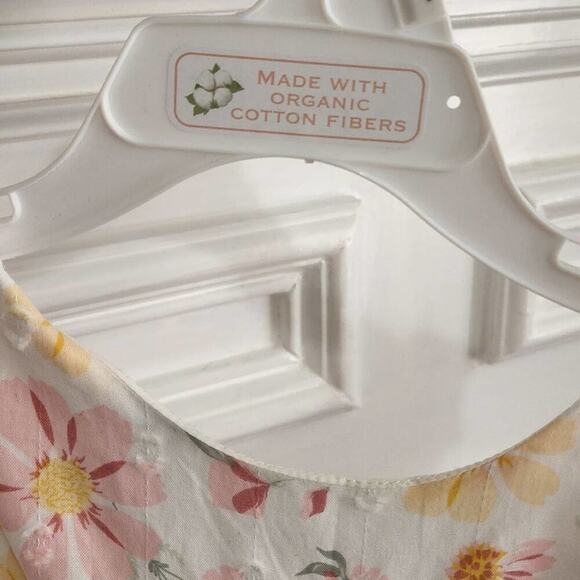 SHABBY Chic floral organic cotton‎ tiered sundress toddler size 4T new!!! - Picture 3 of 9